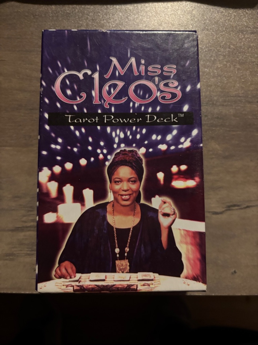 Miss Cleo's Tarot Power Deck - Purple Box
